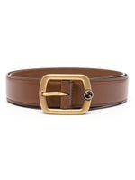 Gucci ceinture à boucle logo GG - Marron