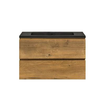 Badkamermeubel Callisto Diamond Hangend 80x50x48cm Mat Eiken 2 Lades Softclose Greeploos Kwartsteen Wastafel Zonder Kraangat Overloop Badkamermeubel Callisto Diamond Hangend 80x50x48cm Mat Eiken 2 Lades Softclose Greeploos Kwartsteen Wastafel Zonder Kraangat Overloop