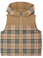 Burberry Kids gilet réversible à motif Vintage Check - Tons neutres