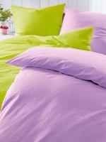 Dekbedovertrek ca. 135x200 cm / sloop ca. 80x80 cm Van Janine paars