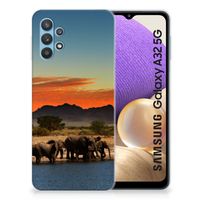 Samsung Galaxy A32 5G TPU Hoesje Olifanten