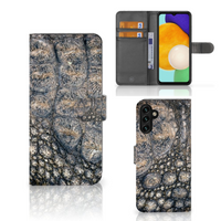 Samsung Galaxy A04s | Samsung Galaxy A13 5G Telefoonhoesje met Pasjes Krokodillenprint