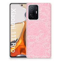 Xiaomi 11T | 11T Pro TPU Case White Flowers