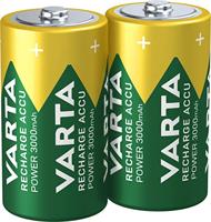 VARTA oplaadbare accu Ready2Use C 3000 mAh 2-Pack zwart