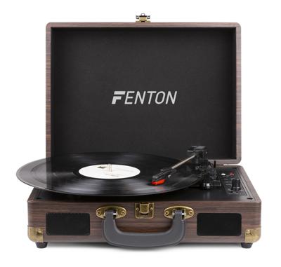 Fenton RP115B retro platenspeler met Bluetooth en USB - Houtlook Fenton RP115B retro platenspeler met Bluetooth en USB - Houtlook