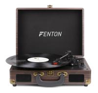 Fenton RP115B retro platenspeler met Bluetooth en USB - Houtlook