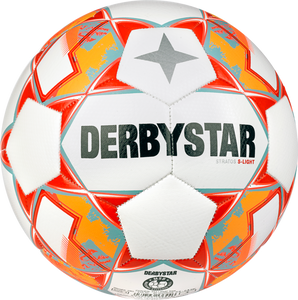 Derbystar Voetbal Stratos V23 S-Light 1044 wit oranje grijs