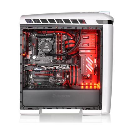 Versa C22 - Midtowermodel - geen voeding - RGB Snow Edition - ATX - Window - USB/Audio