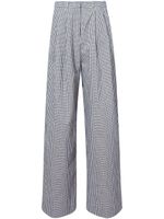 Proenza Schouler White Label pantalon de costume à taille haute - Noir