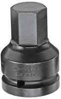 Krachtschroevendraaier dopsleutelinzetstuk IN K 32 3/4 inch SW 24 mm L.65mm GEDORE