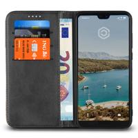 Casecentive Leren Wallet case Huawei P20 Pro zwart - 8720153790543