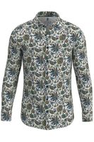 Desoto Slim Fit Jersey shirt ecru, Bloemen