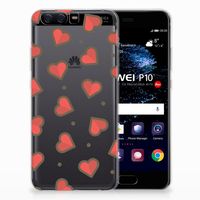 Huawei P10 TPU bumper Hearts - thumbnail