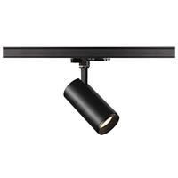 SLV NUMINOS® DALI M/LED 3-fasen spot, plafondspot, plafondspot, railsysteem, binnenverlichting, 3000 K, 20,1 W, 1970 lm, zwart, dimbaar, 36 graden