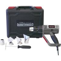 Dino KRAFTPAKET 130220 KRAFTPAKET DIY 2000W 50-600°C Heteluchtpistool 2000 W Incl. tas, Incl. accessoires, Incl. blaasopzetstuk - thumbnail