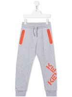 Kenzo Kids pantalon de jogging à logo Cross imprimé - Gris - thumbnail