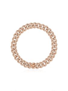 SHAY bracelet en or 18ct 8 pouces pavé de diamants - Rose