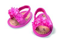 Heless Poppensandalen bloemen roze 38 45 cm