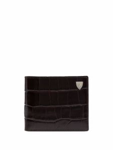 Aspinal Of London portefeuille pliant en cuir - Marron