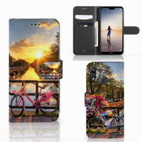 Huawei P20 Lite Flip Cover Amsterdamse Grachten - thumbnail