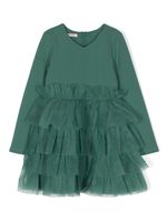 Liu Jo Kids robe courte à volants - Vert