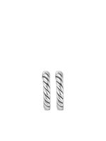 David Yurman créoles Sculpted Cable en argent Sterling