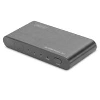 Digitus DS-45316 HDMI-switch 3 poorten Met metalen behuizing, Ultra HD-geschikt, Met aluminium behuizing, LED-weergave, Met afstandsbediening 4096 x 2160 Pixel - thumbnail