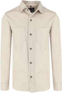 Marvelis Casual Modern Fit Overshirt natuurlijk, Effen