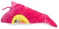 LG Imports knuffeldolfijn meisjes 20 cm pluche fuchsia