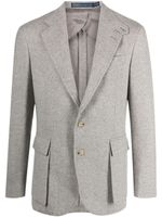 Polo Ralph Lauren blazer The RL67 à motif de chevrons - Gris