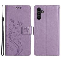 Samsung Galaxy A54 5G Butterfly Series Portemonnee Hoesje - Violet