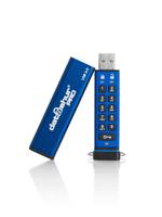 iStorage datAshur® PRO USB-stick 16 GB Blauw IS-FL-DA3-256-16 USB 3.2 Gen 1 (USB 3.0)