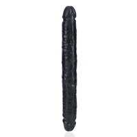 RealRock by Shots Slim Double Ended Dong 12 / 30,5 cm - Black - thumbnail