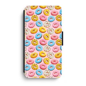 Pink donuts: iPhone XR Flip Hoesje