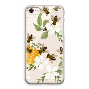 No flowers without bees: iPhone 8 Transparant Hoesje