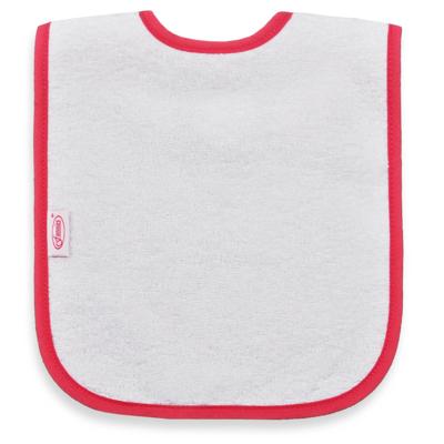 Funnies Slabber Junior 40 Cm Katoen Roze/wit