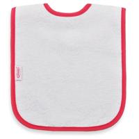 Funnies Slabber Junior 40 Cm Katoen Roze/wit