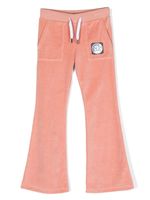 Nº21 Kids pantalon de jogging à patch logo - Rose - thumbnail