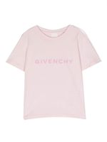 Givenchy Kids t-shirt en coton à logo imprimé - Rose