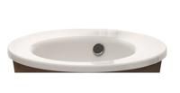 Duravit Philippe Starck 1 wastafe 16,5 x 58 x 58 cm, WonderGliss wit