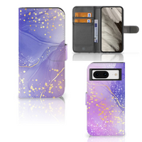 Hoesje voor Google Pixel 8 Watercolor Paars - thumbnail