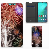 Samsung Galaxy A40 Hippe Standcase Vuurwerk