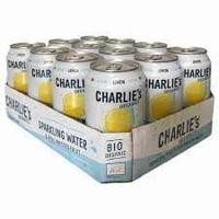 Charlie's Soda Fountain Charlie's - Natural Soa Sparkling Water Lemon 330ml 12 Blikjes