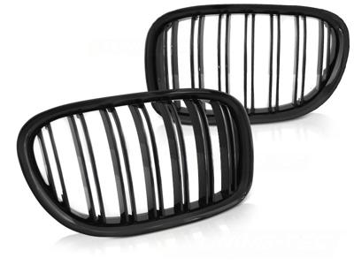 Tuning-Tec Grill BMW F01 09-07 12 DUBLE BAR GLANZEND ZWART