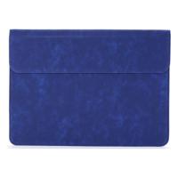 Shop4 - MacBook Pro 16-inch (2019) Hoes - Sleeve Donker Blauw met Etui