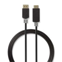 DisplayPort - HDMI-kabel | DisplayPort male - HDMI-connector | 2,0 m | Antraciet [CCBW37100AT20]