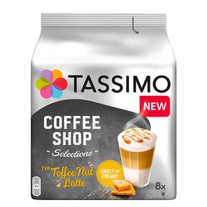 Tassimo - Toffee Nut Latte - 5x 8 T-Discs