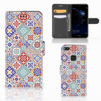 Huawei P10 Lite Bookcase Tiles Color