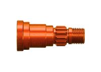 Stub axle, aluminum (orange-anodized) (1) (TRX-7768T)