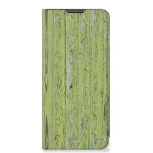 Motorola Moto G22 Book Wallet Case Green Wood